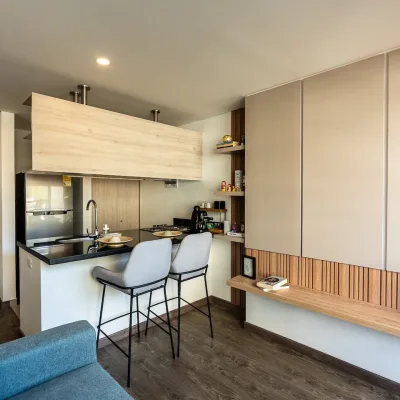 Apartamento amoblado para 3 personas en el edificio Citadinno de Bogotá