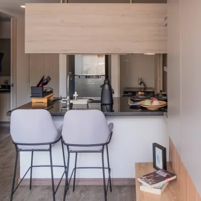 Apartamento amoblado para 3 personas en el edificio Citadinno de Bogotá
